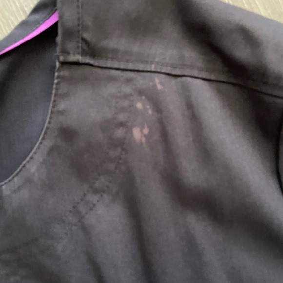 Purple label by healing hands scrub jacket pewter - Picture 3 of 4